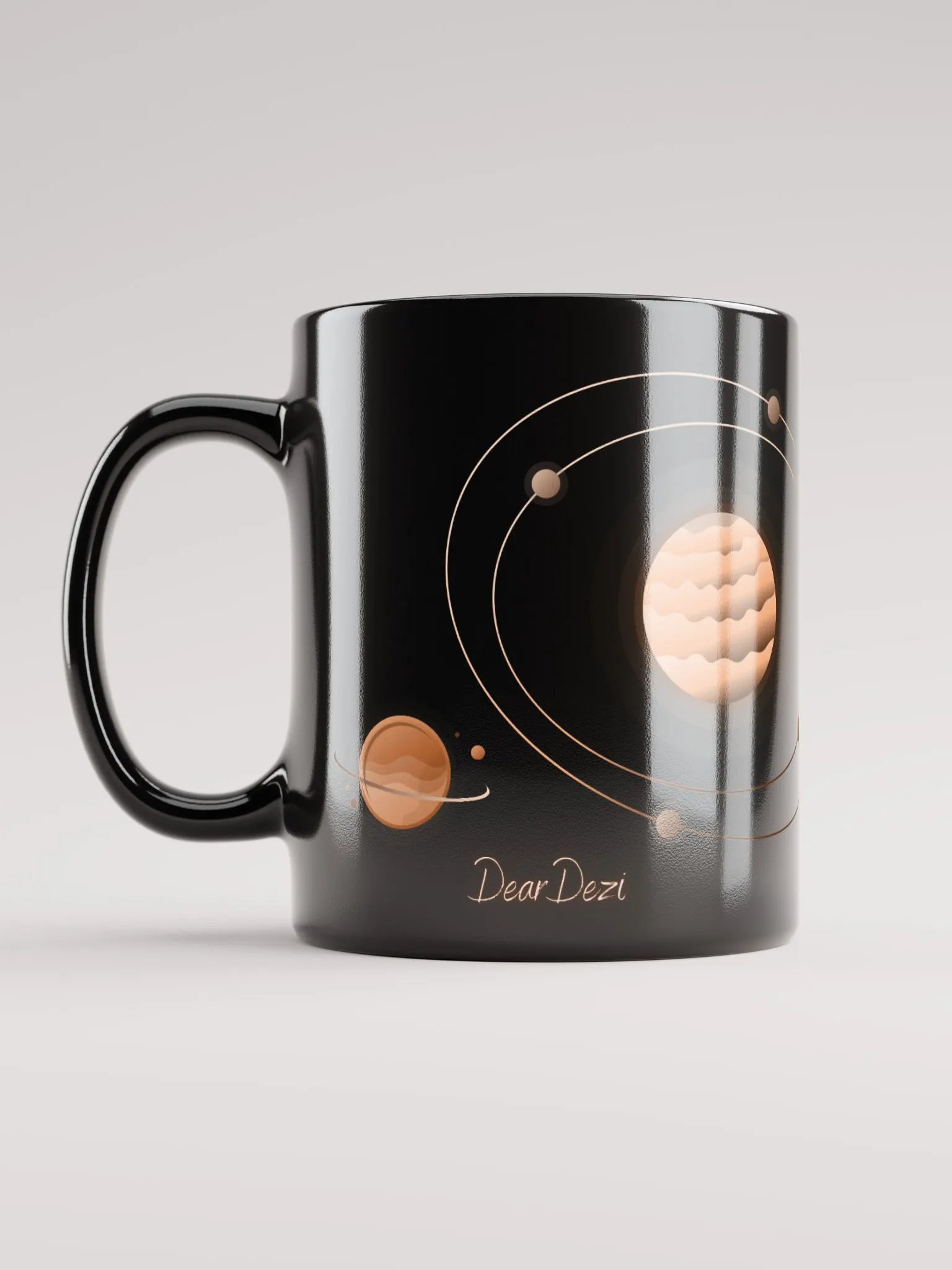 B&W Space Mug - DearDezi Cosmos 1st Edition product image (2)