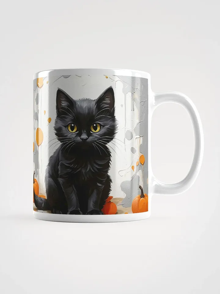 Lunas Lurk Black Cat Mug product image (1)