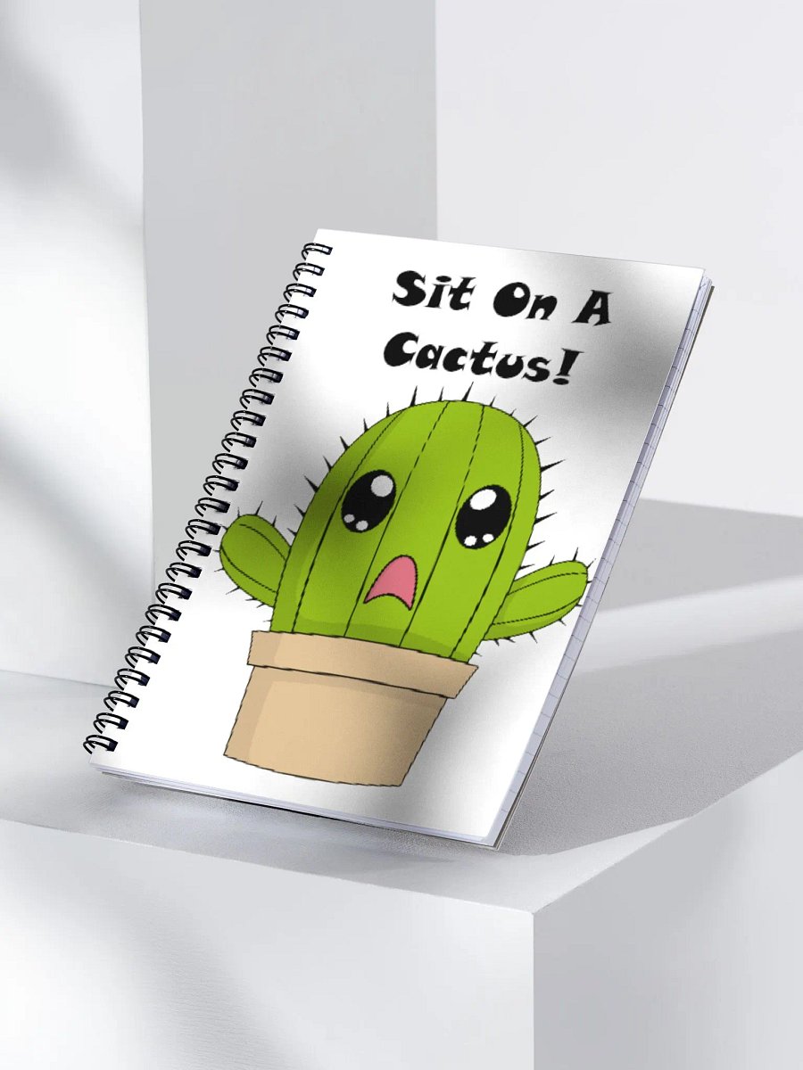 Sit on a cactus notebook product image (3)