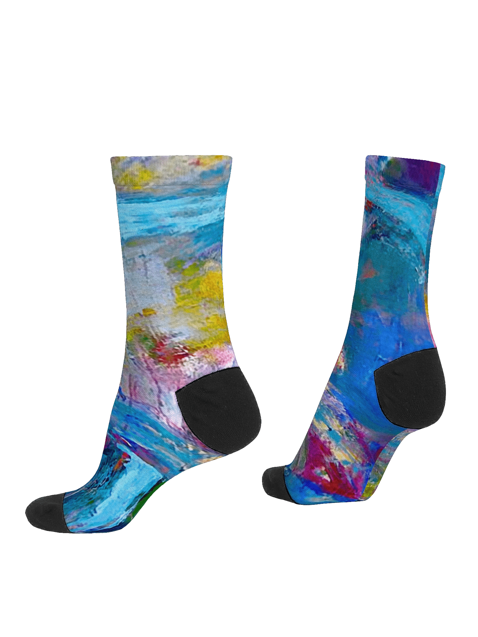 Abstract 1997 EcoArt Crew Socks product image (4)