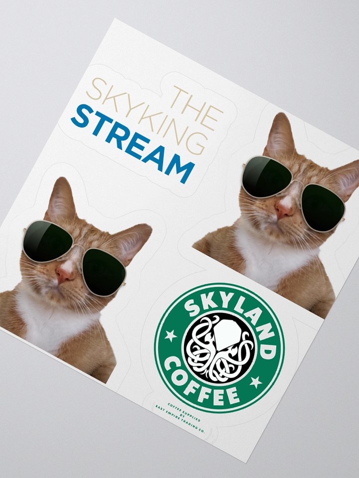 Skyking Stream Sticker Sheet product image (3)