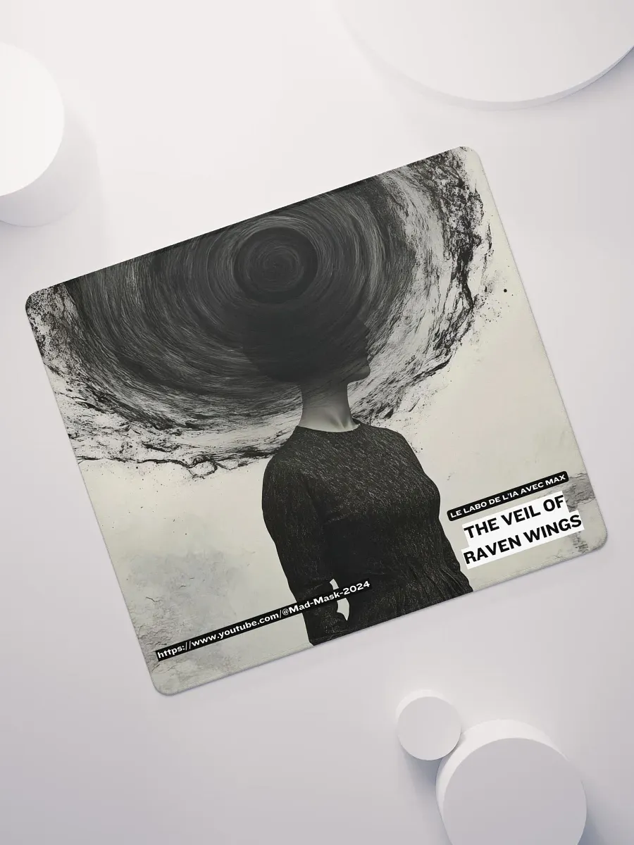 Mouse Pad Gaming The Veil of Raven Wings product image (7)