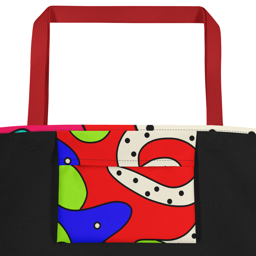 Vibrant Chaos All-Over Tote Bag product image (2)