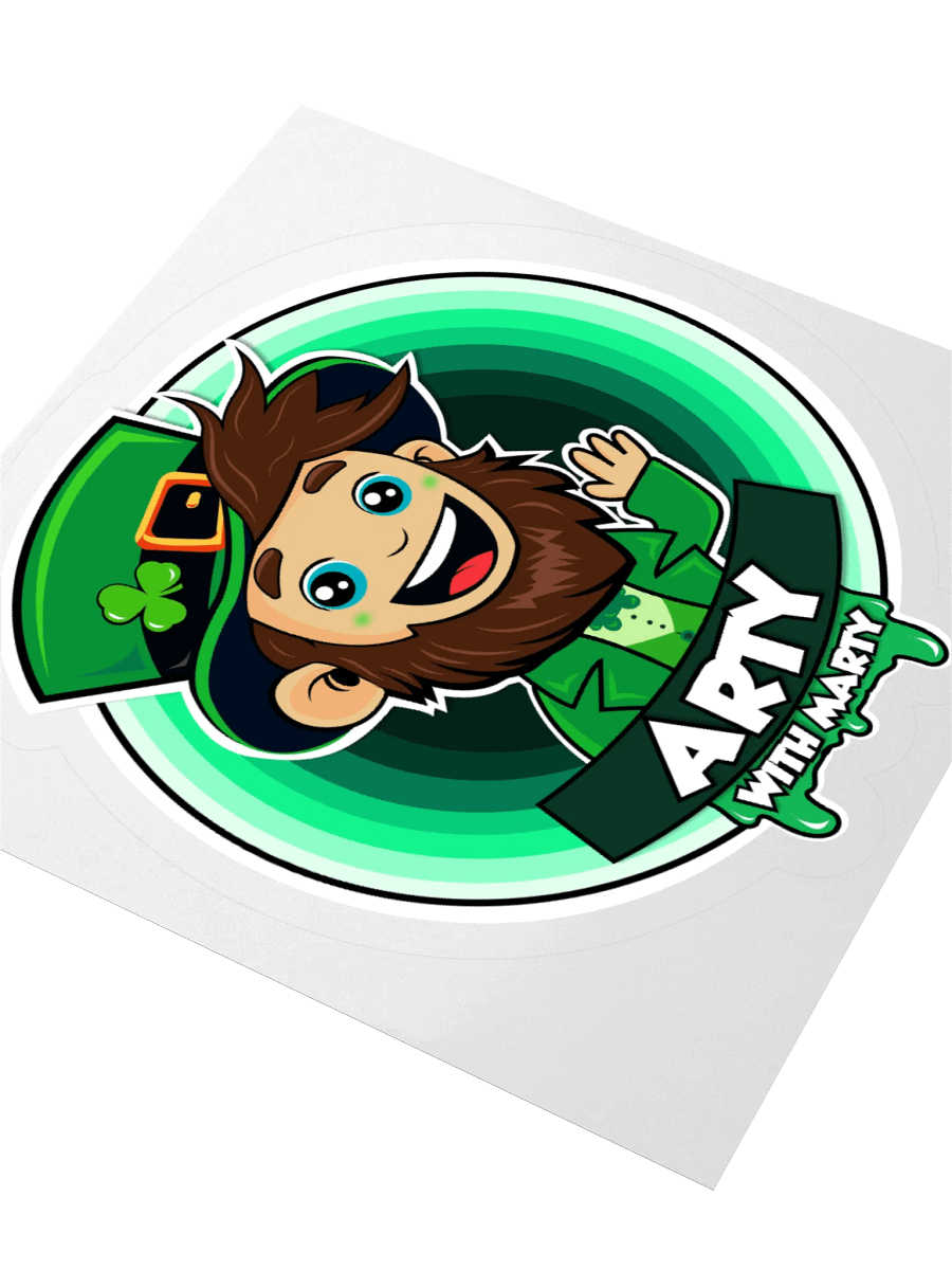Arty With Marty Slap Sticker product image (8)