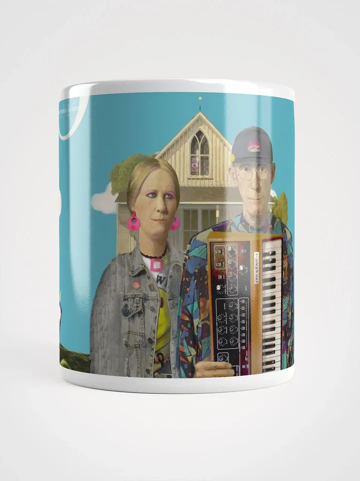 American Prophet by Frank Fonik (Sequential Prophet 5), Techno EDM Polyphonic Glossy Mug product image (1)