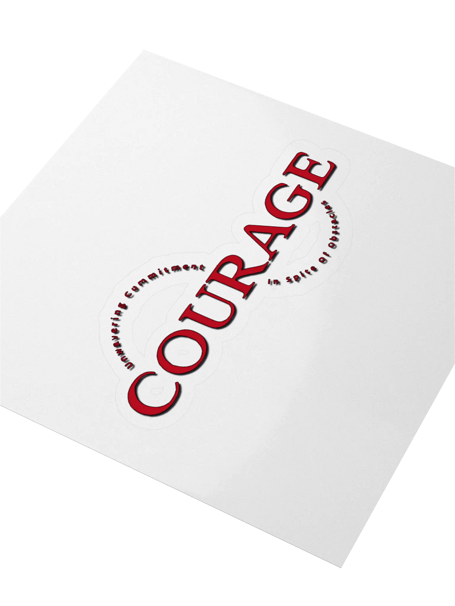 Unwavering Courage Kiss Cut Stickers product image (3)