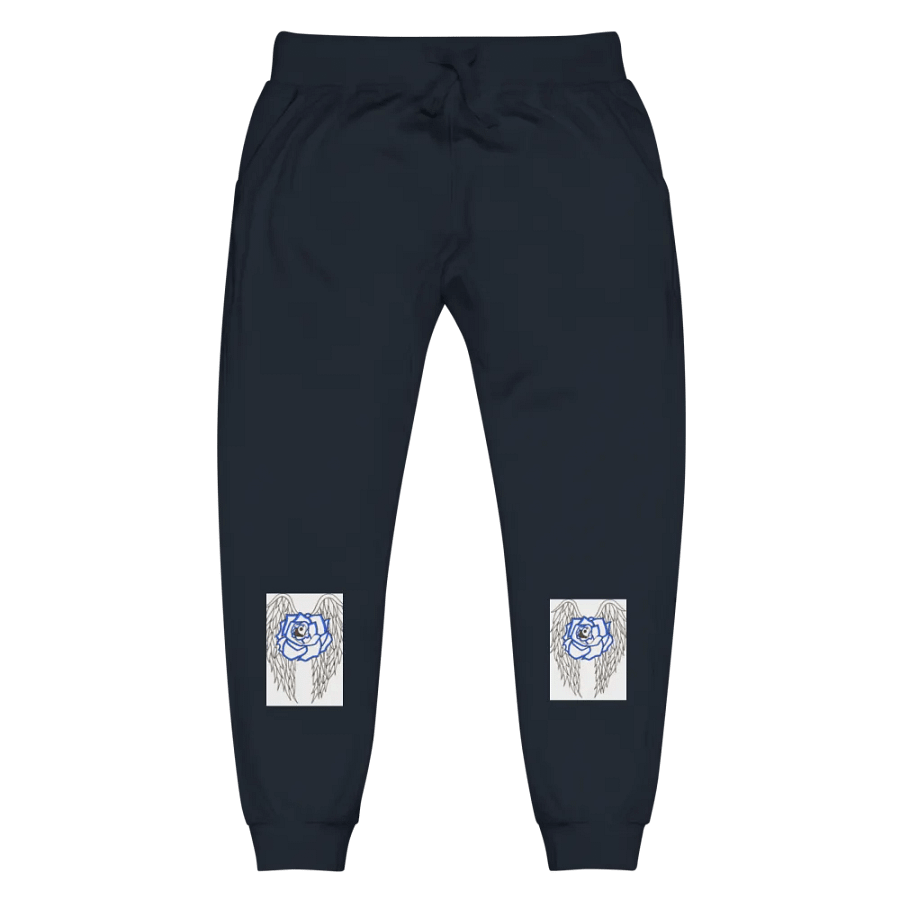Winged Rose Unisex Fleece Joggers product image (1)