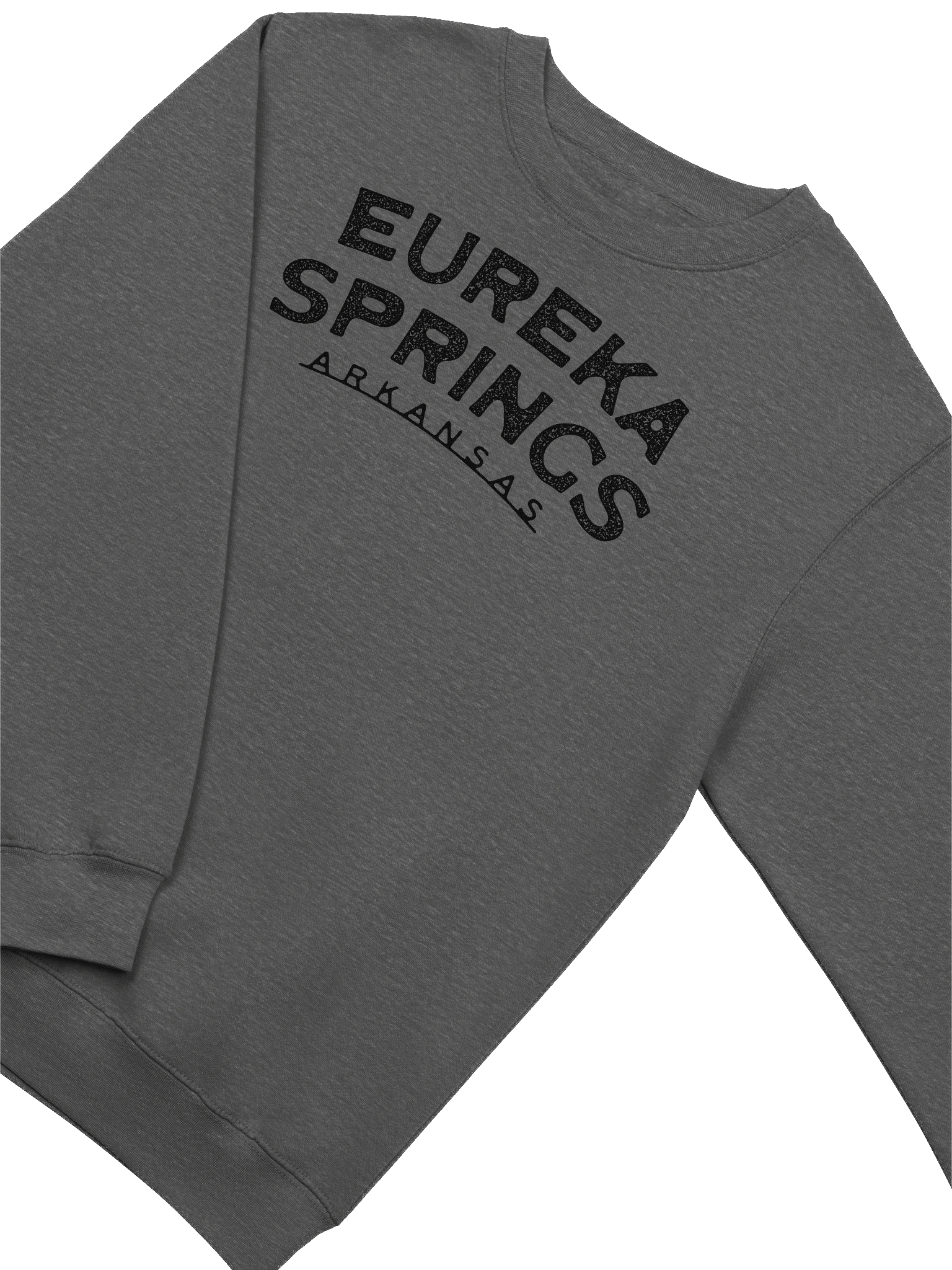 Eureka Springs Arch Block Crew Neck - Heather Charcoal product image (3)