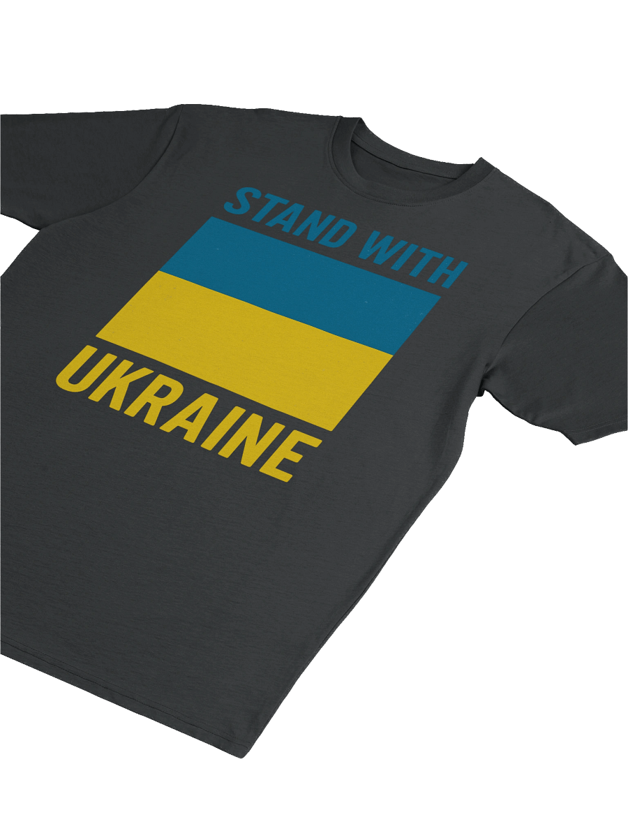 Stand with Ukraine Flag Tee product image (5)