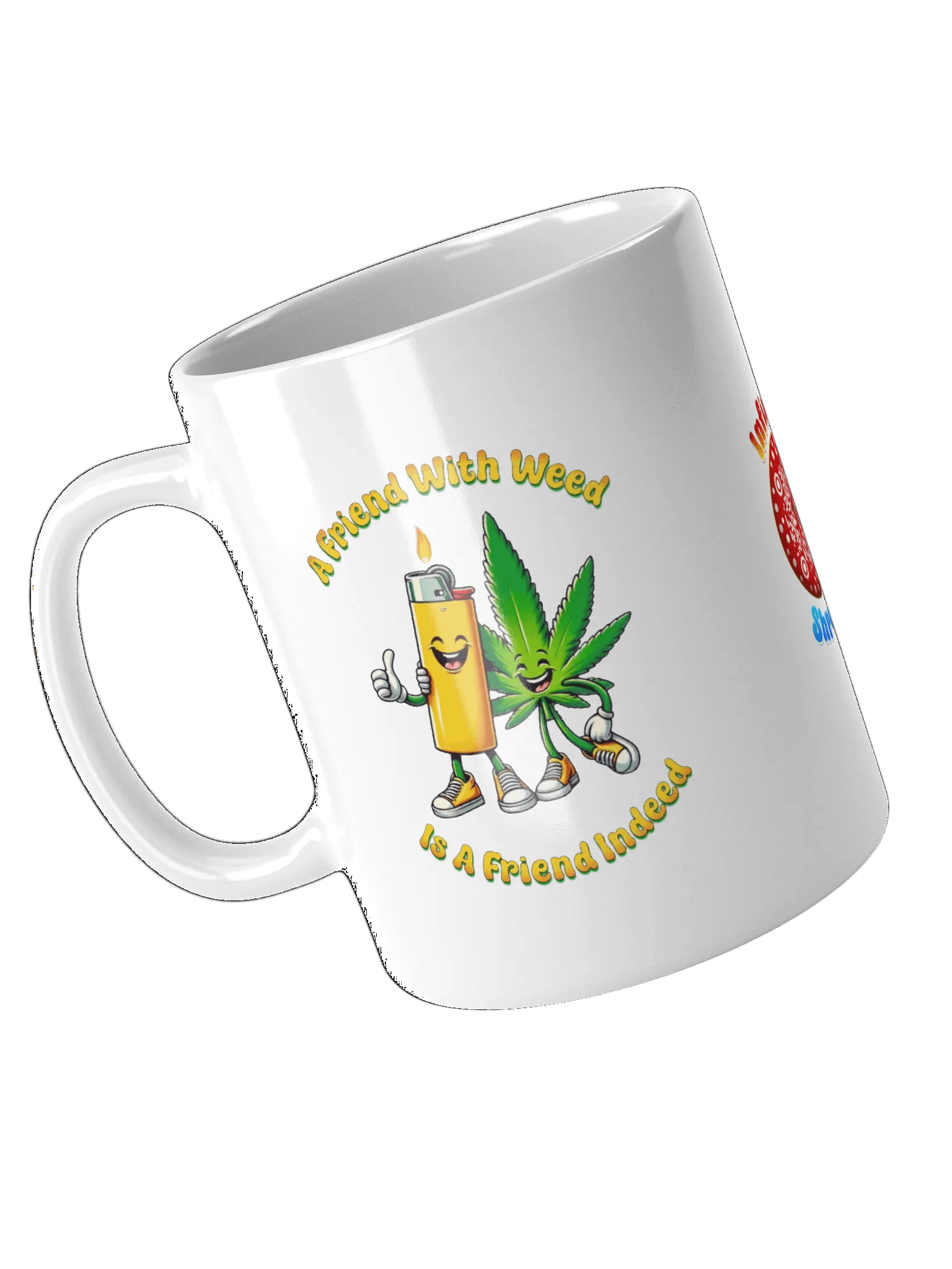 FRIEND WITH WEED WHITE MUG product image (4)