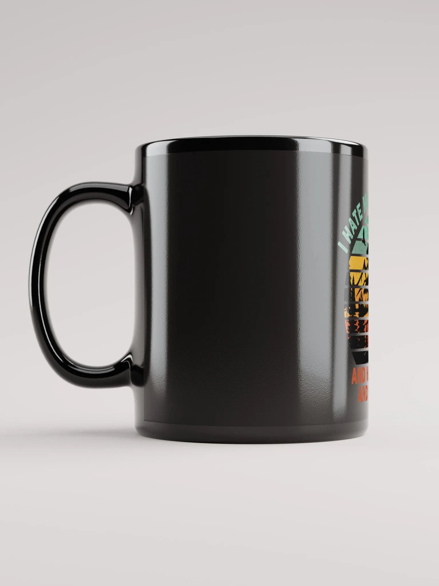 I Hate Mornings - Early Risers Disdain - Black Mug product image (12)