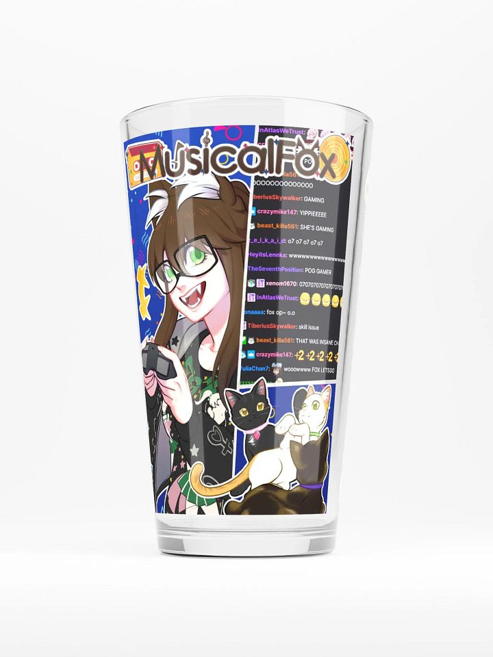 4 Year Streamversary Pint glass product image (2)