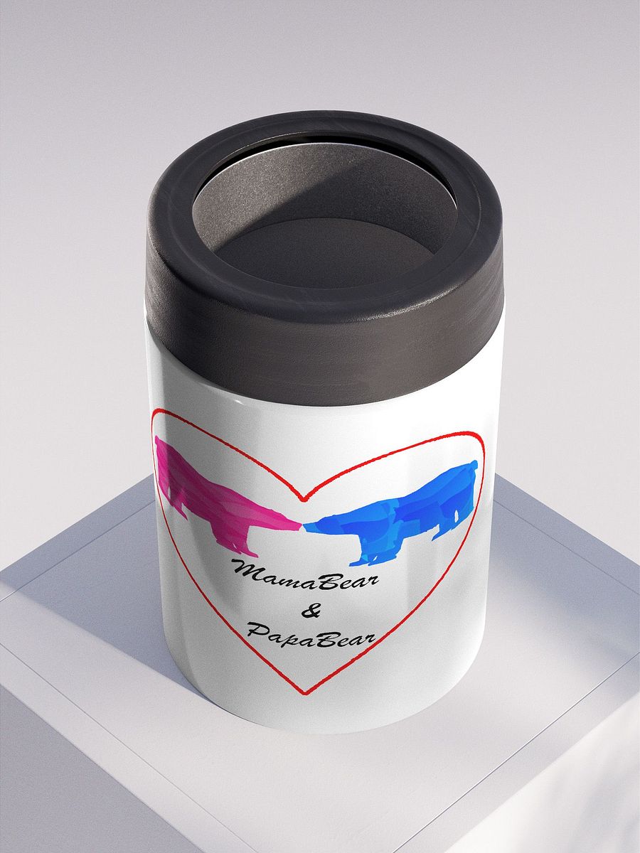 Mama & Papa Bear Stainless Steel Koozie product image (4)