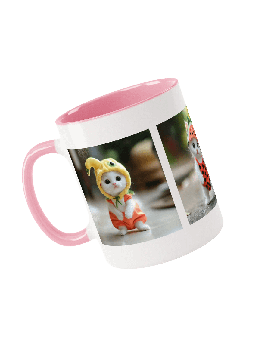 Whimsical Feline Fashion Ceramic Mug / pet.dance.lovers product image (3)