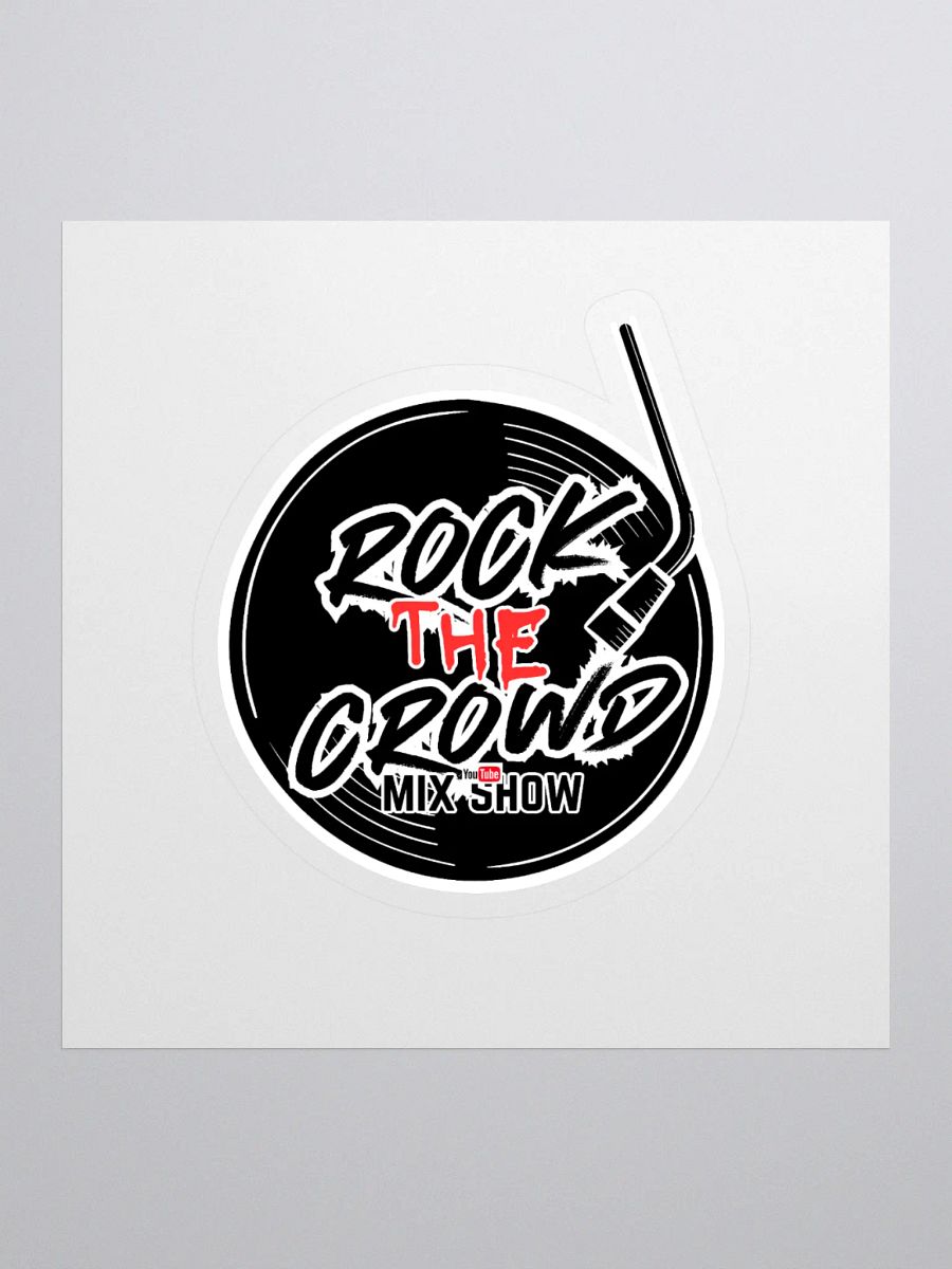 Rock The Crowd Vinyl Logo Sticker product image (1)