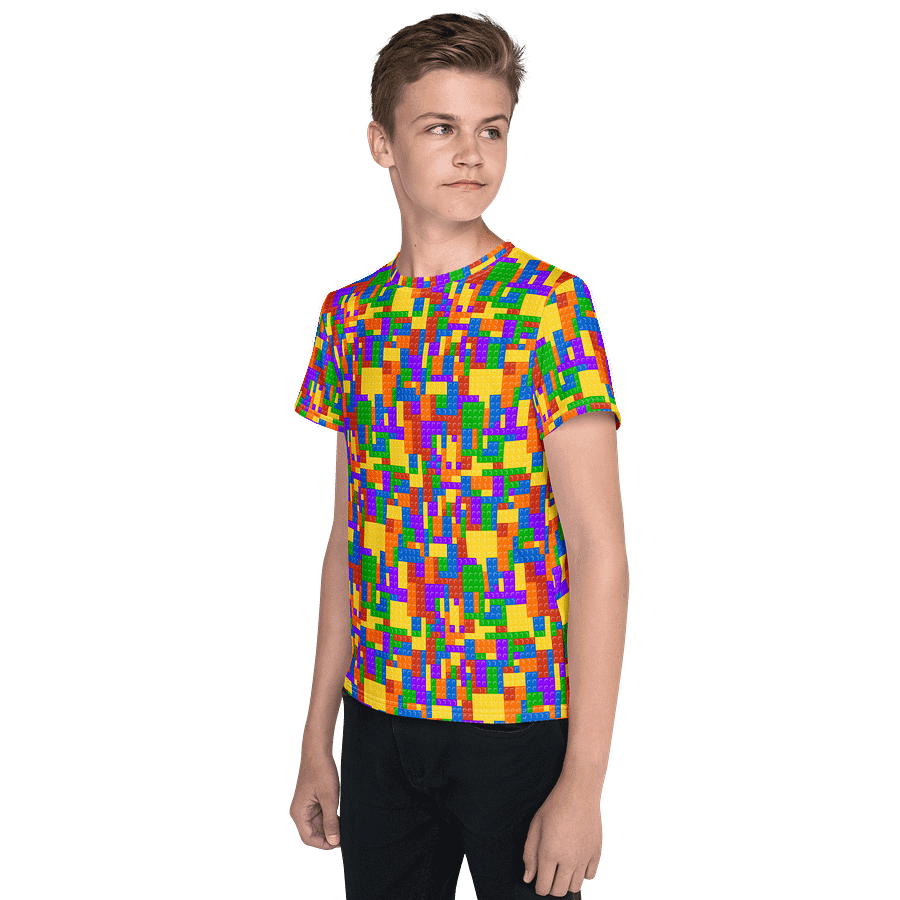 Blocks | Unisex Youth Crew Neck T-Shirt product image (6)