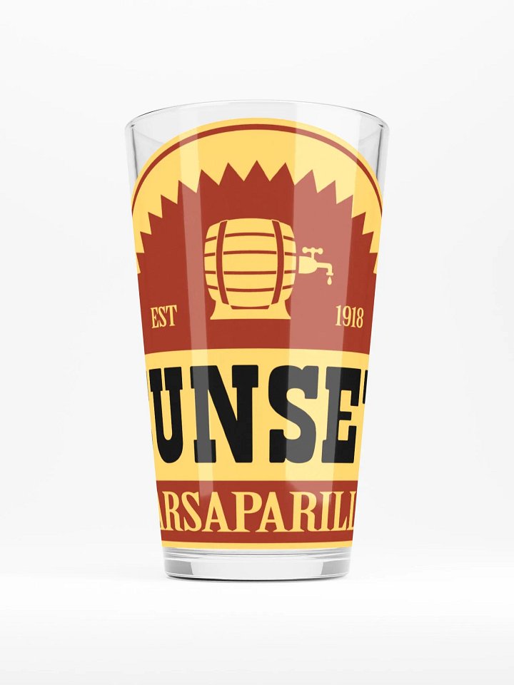 Sunset Sarsaparilla - Pint Glass product image (1)
