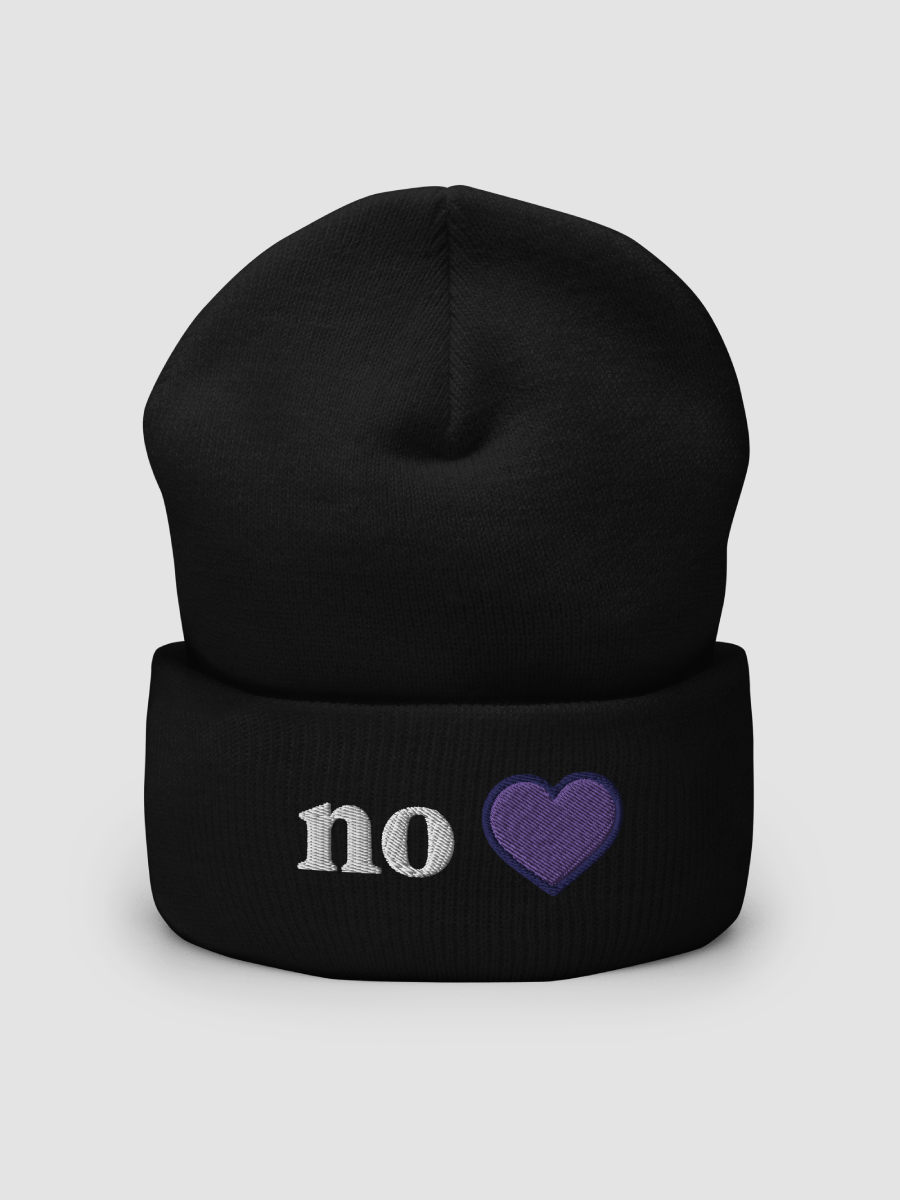 No <3 Beanie product image (2)