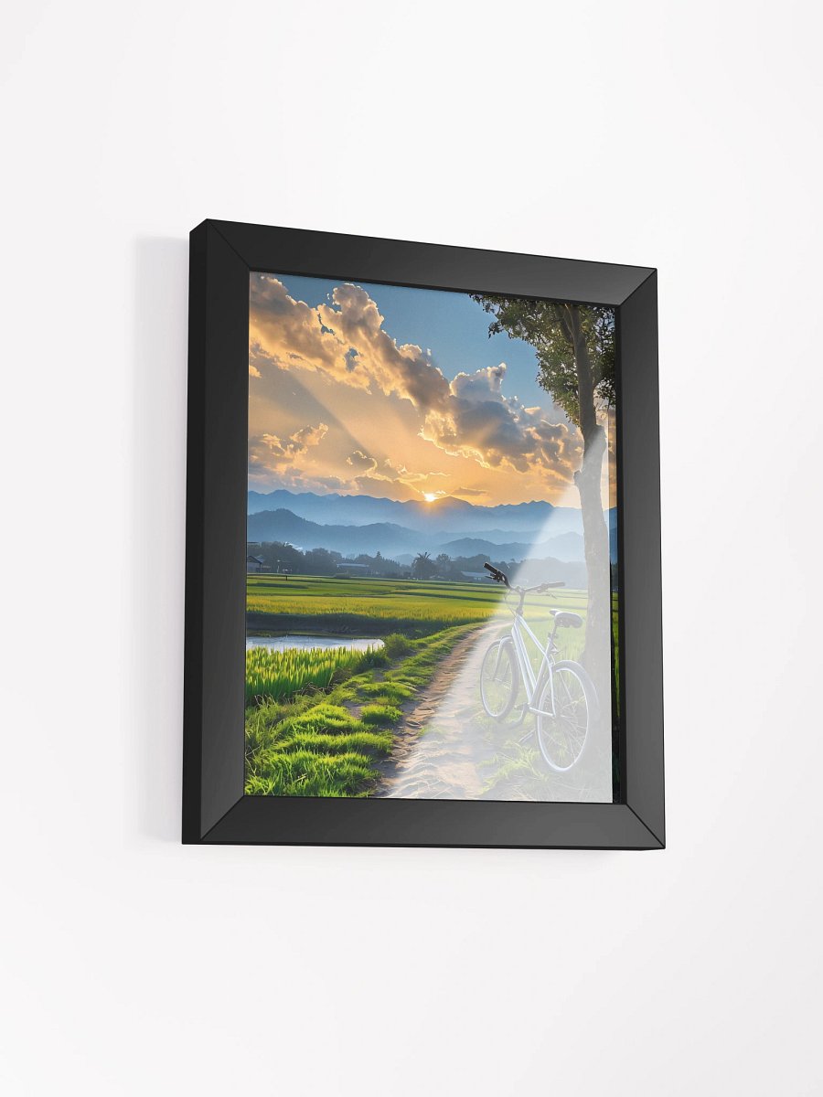 Sunset Bicycle Serenity Poster product image (3)