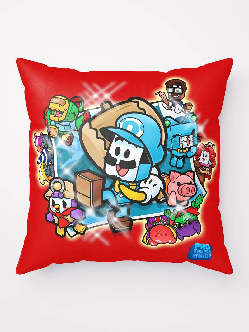 "The Coffee Kingdom Quest" Large Pillow | Pro Gamer's Guide