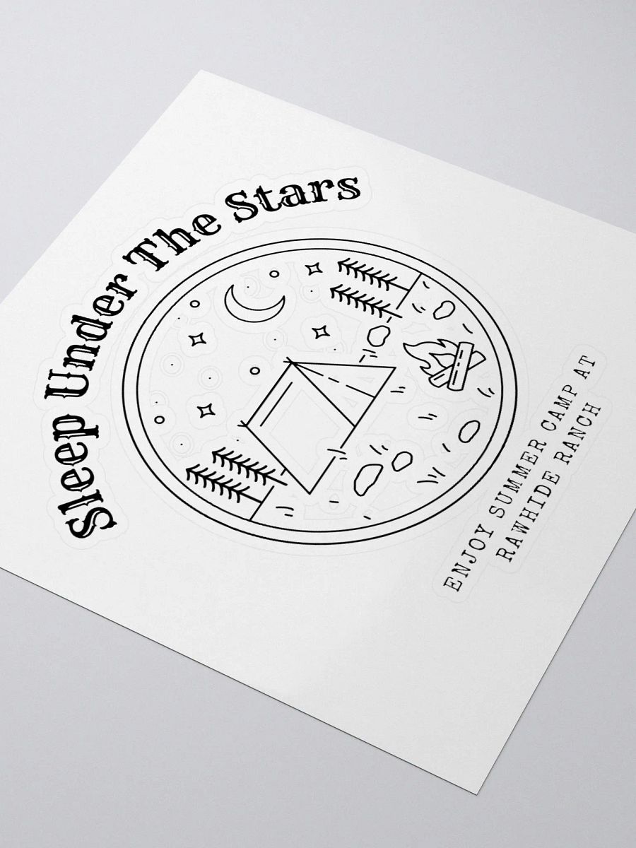Rawhide Summer Camp Kiss Cut Sticker product image (8)