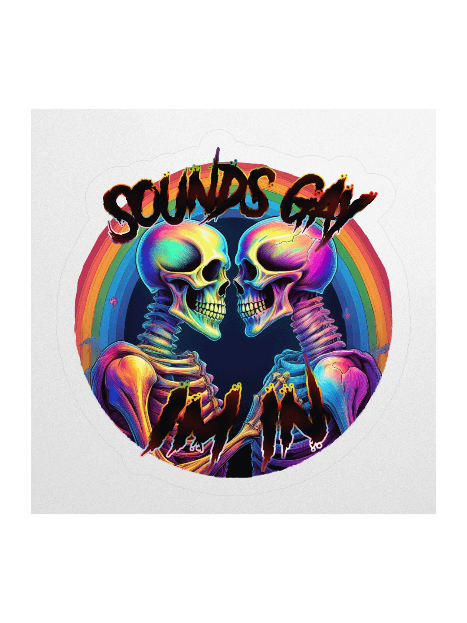 Sounds Gay Cut Stickers product image (2)