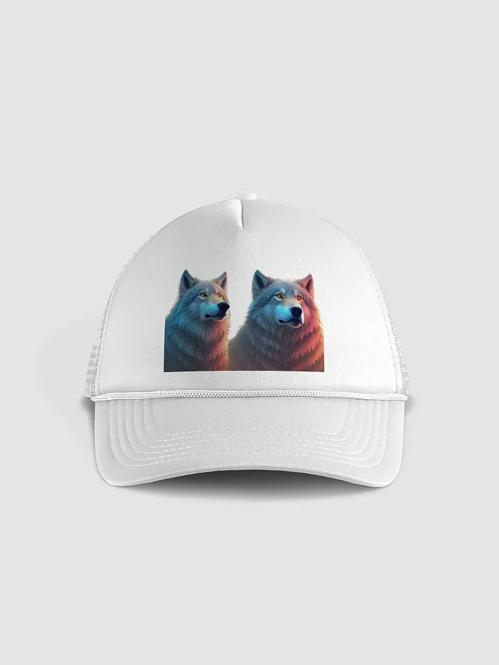 Strength & Spirit: Valucap VC700 Trucker Hat Features Wolf & Bear product image (33)
