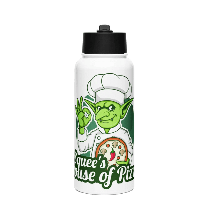 S.h.o.p. Stainless Steel Water Bottle – with Straw & Lid product image (1)