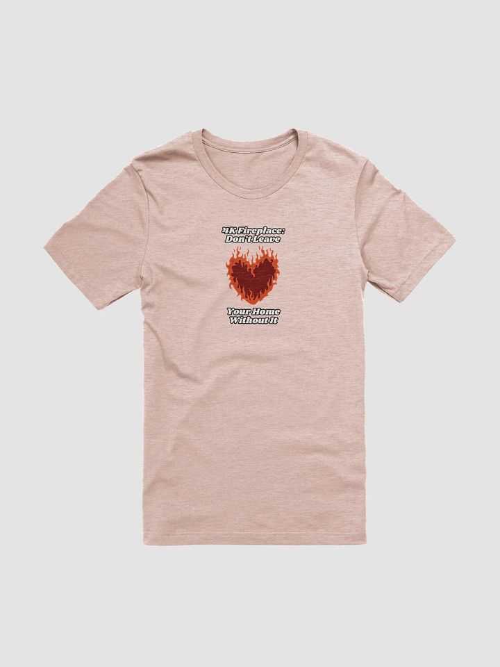 Flaming Heart - In a Committed Relationship with a YouTube Fireplace | Tee product image (1)