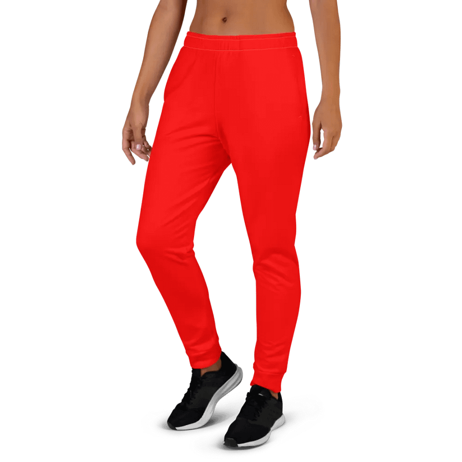 Plain Color Red Joggers product image (3)
