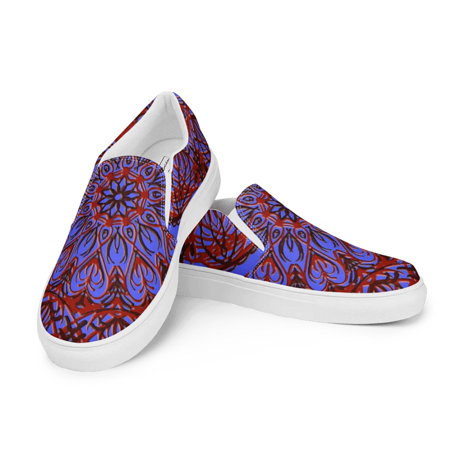 Mystic Red Mandala Slip-Ons product image (11)