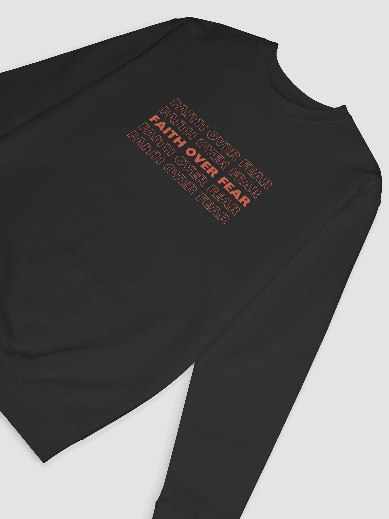 Faith Over Fear Long sleeved product image (6)