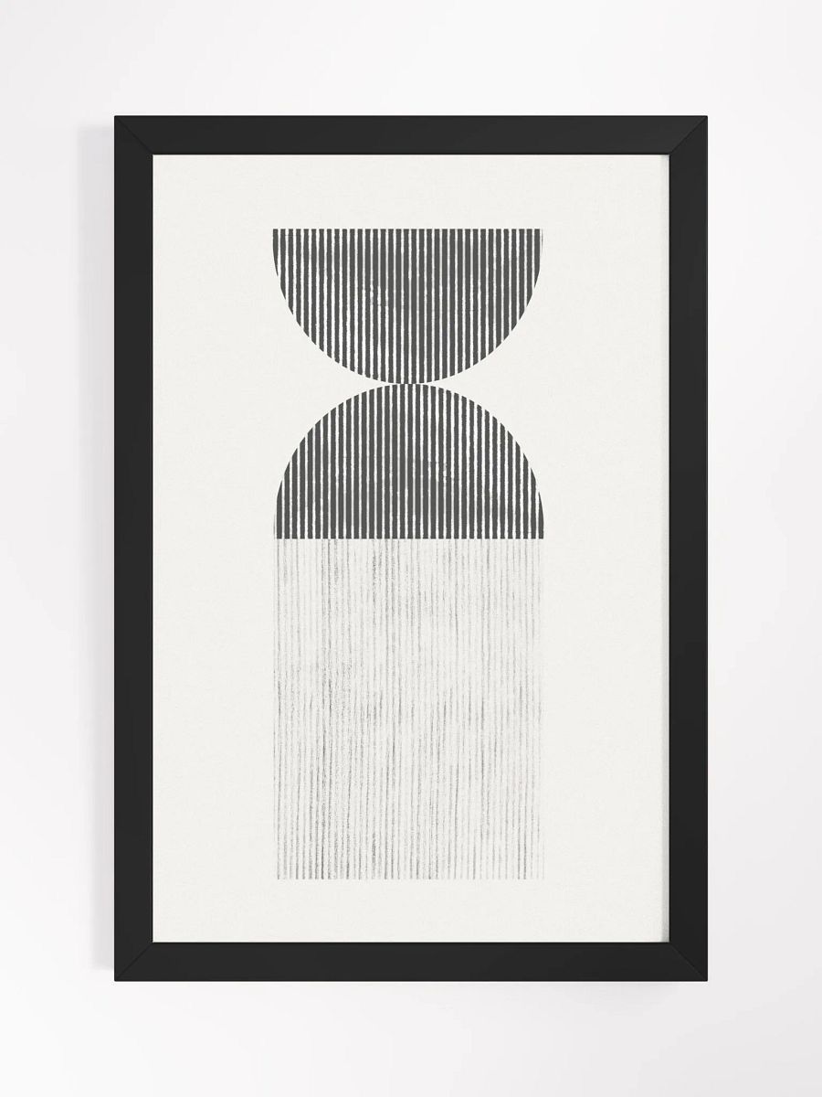 Geometric Harmony Framed Poster – Modern Art with Timeless Appeal product image (3)