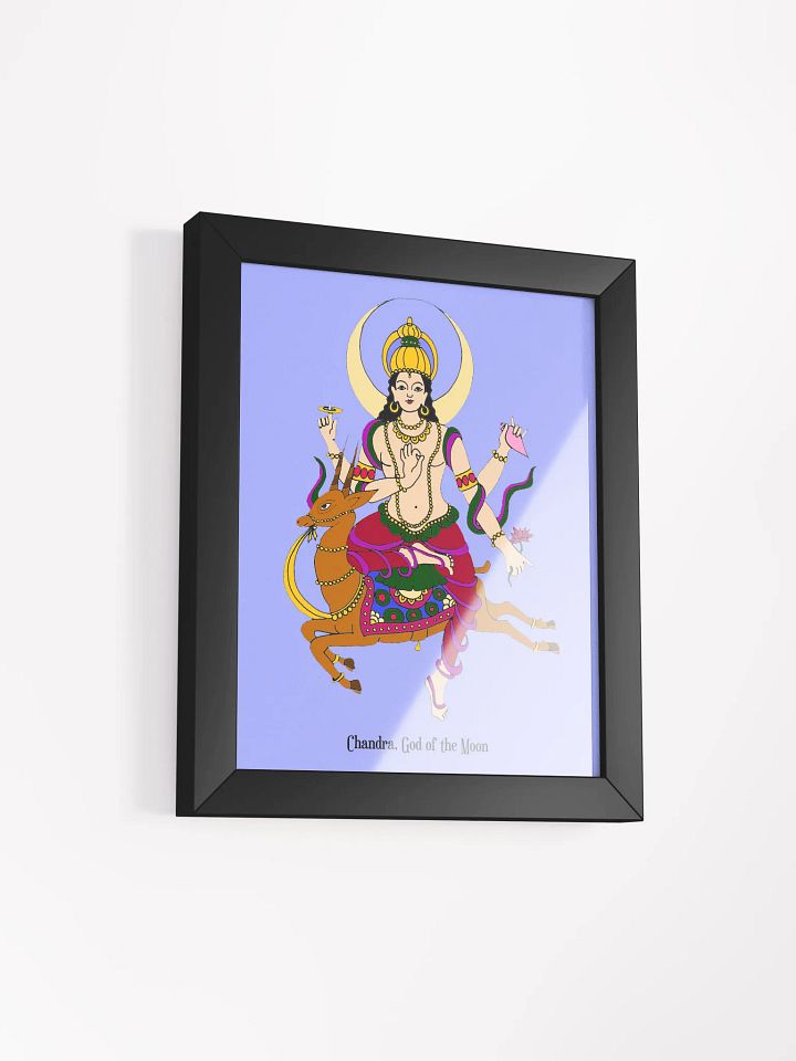 Chandra Moon God Framed Art product image (2)