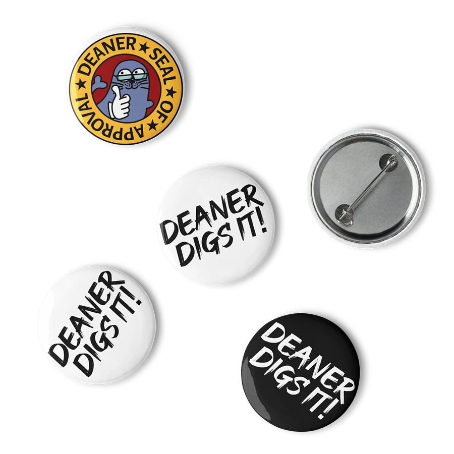 Deaner Seal of Approval Pin Buttons Set product image (2)
