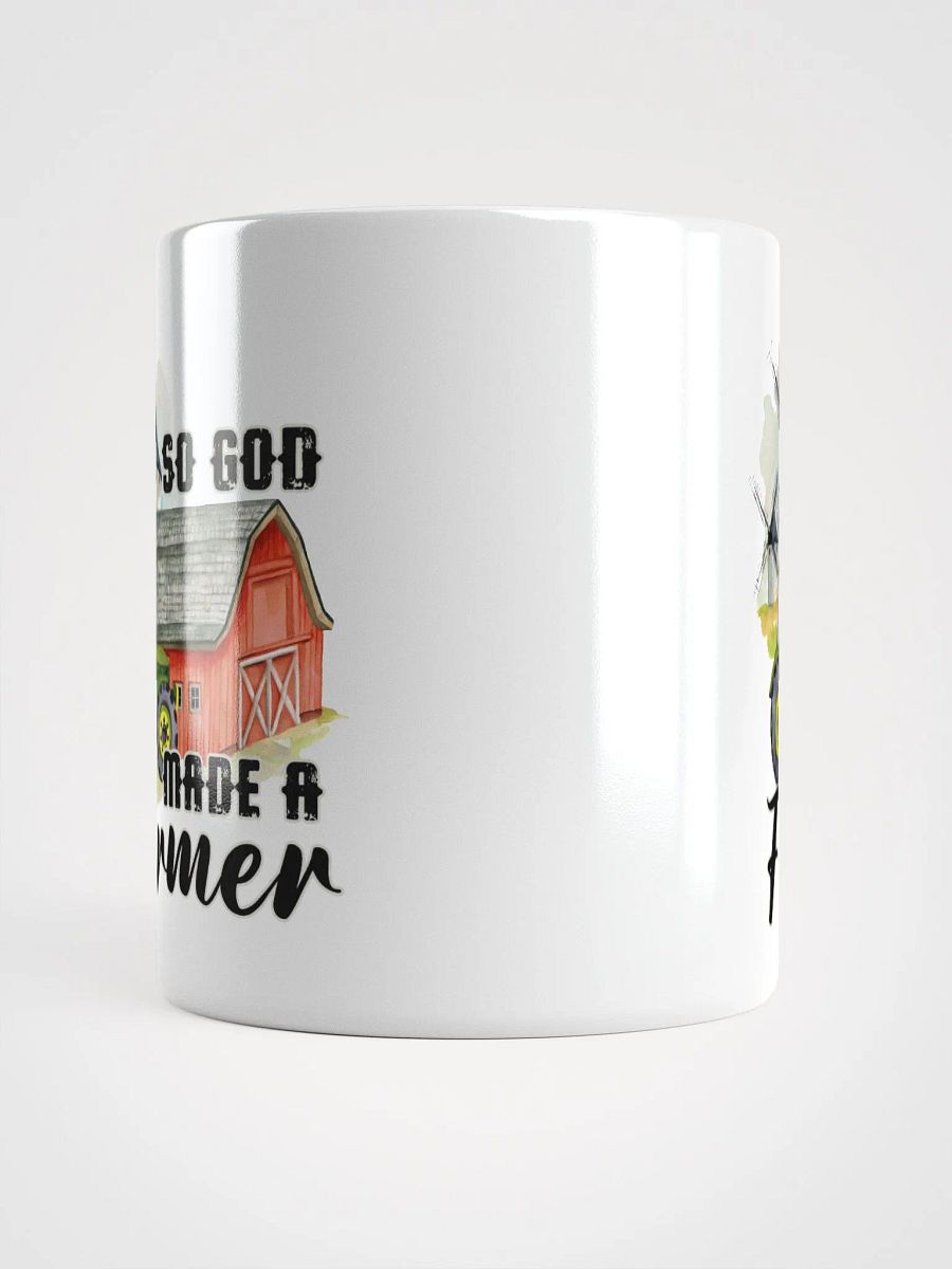 "so god made a farmer" white Mug product image (3)
