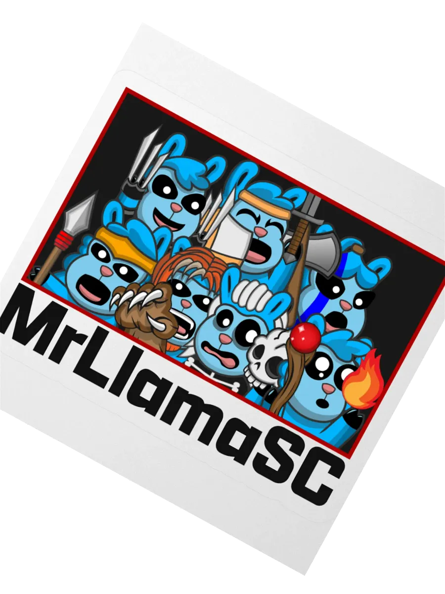 MrLlamaSC Llama Family Family Sticker product image (2)