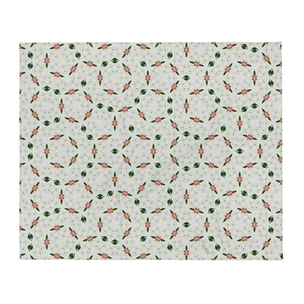 Unique Lips & Eyes Circular Pattern Throw Blanket product image (4)