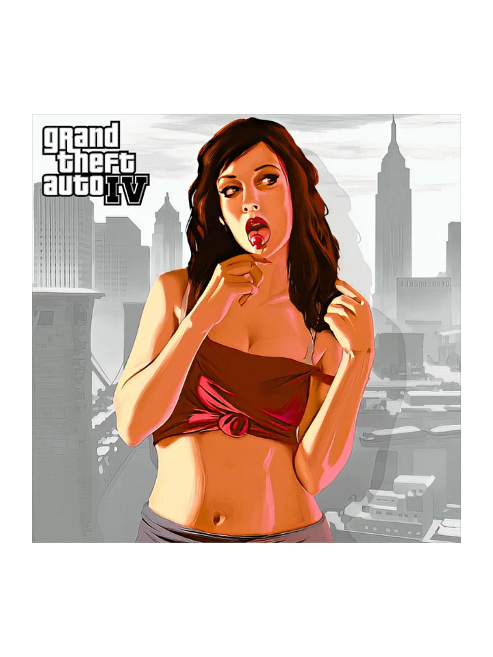 GTA IV Lollipop Girl Cover Art Stickers product image (1)