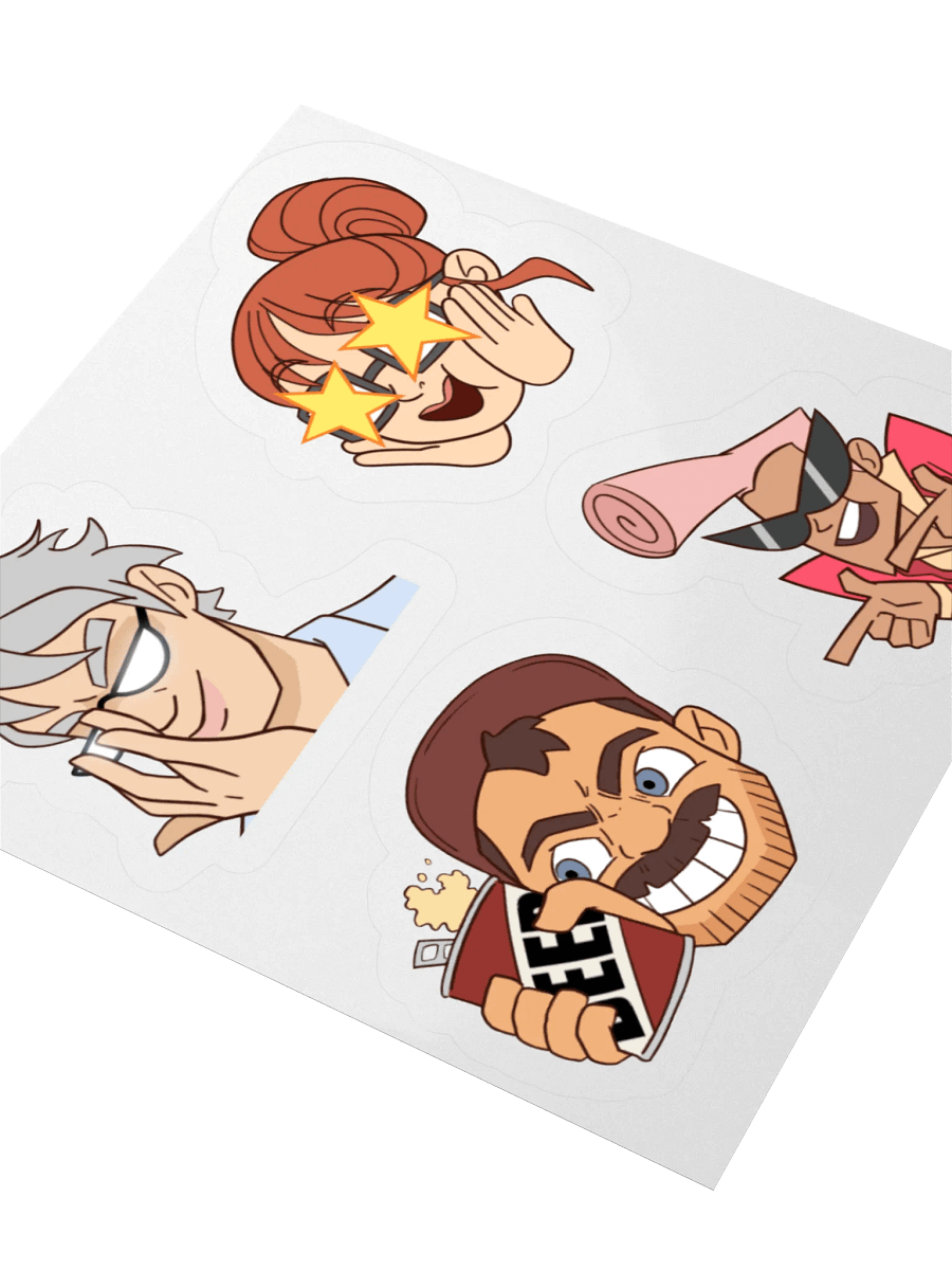 Death Battle Hosts - Stickers Set product image (6)