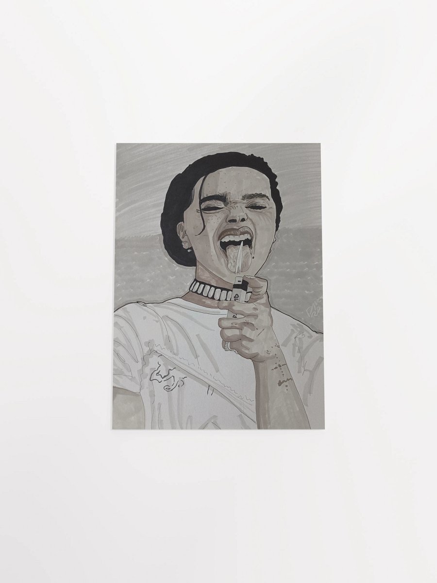 zoe kravitz - Taste the fire poster print product image (34)