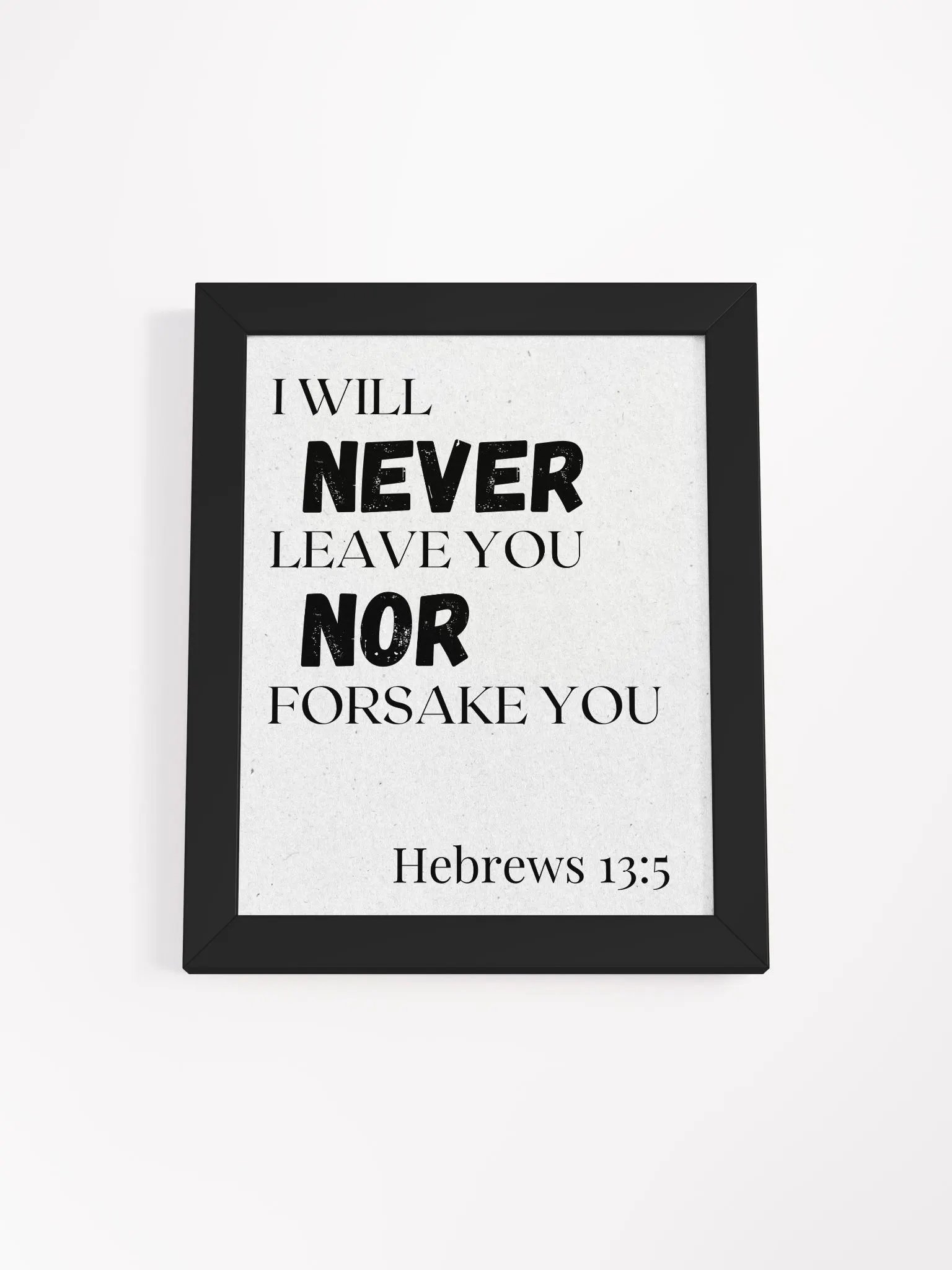 Never Forsake Me Matte Poster product image (1)