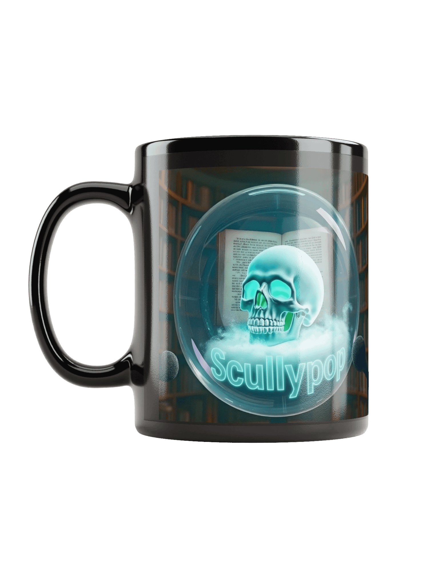 Team ScullyPop Glowing Skull & Sinister Smile Mug product image (1)