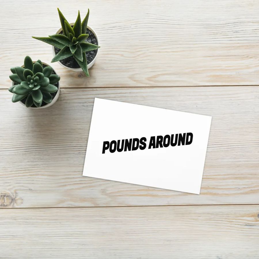 POUNDS AROUND GIFT CARD product image (9)