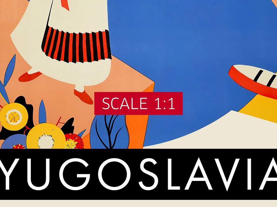 Yugoslavia, 1952 — retro vintage travel poster, retro travel art, retro travel wall art, Croatia poster product image (5)
