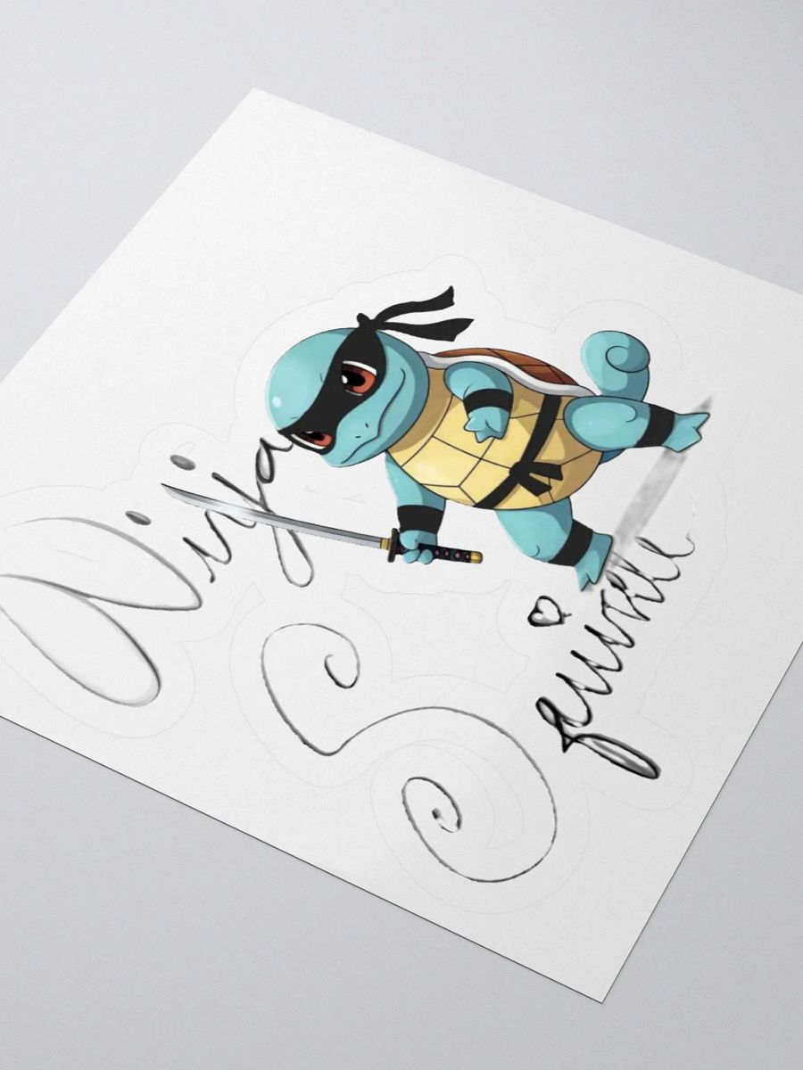 Ninja Squirlte Sticker product image (3)