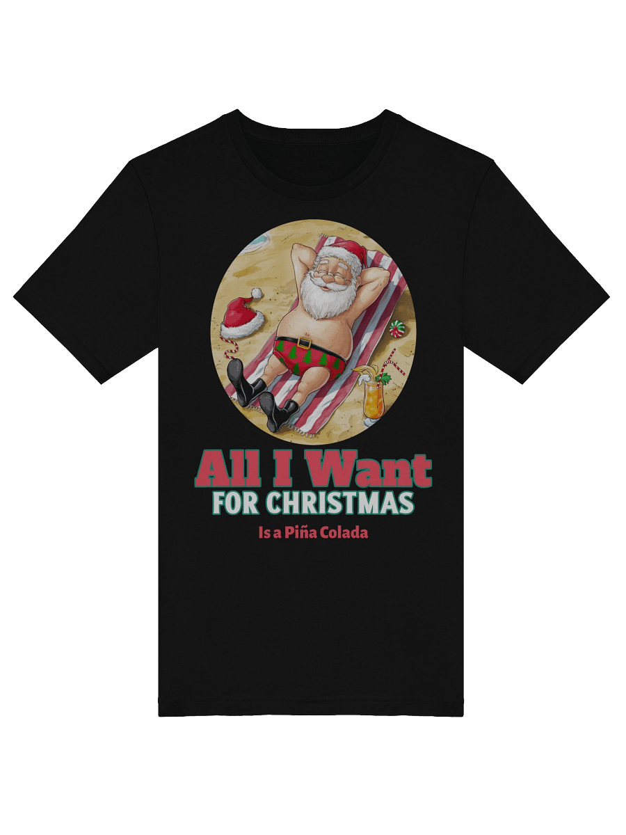 Sunny Santa Christmas Beach T-Shirt product image (6)