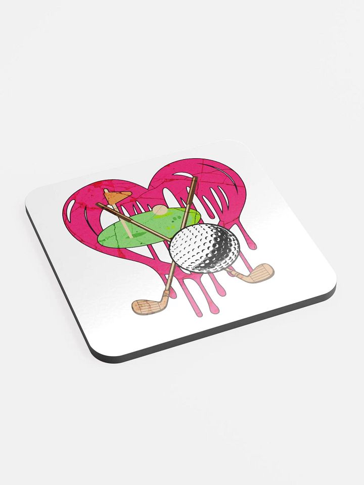 Heart Golf Club And Ball Coaster product image (2)