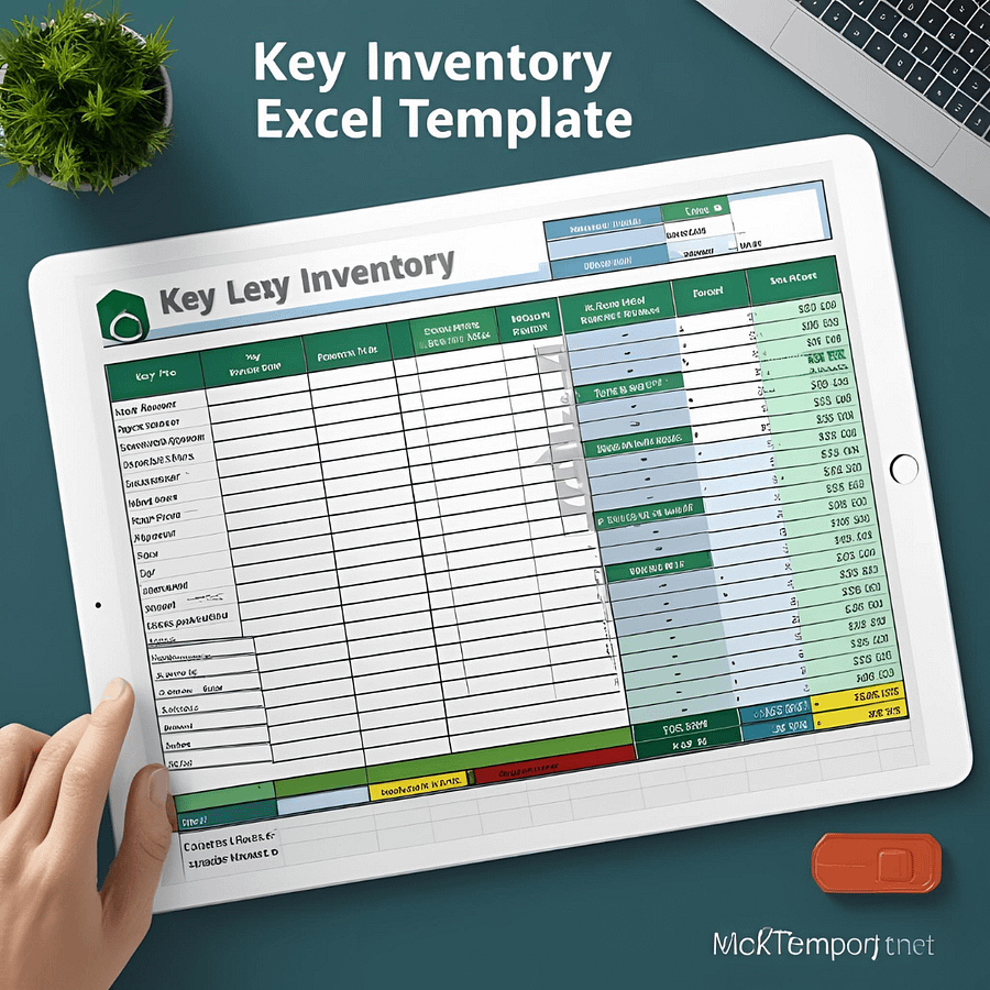 Key Inventory Excel Template Bundle product image (3)