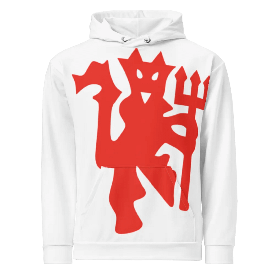 Manchester United - Settle For Excellence - WHITE - Unisex Hoodie product image (2)